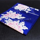 Пояс оби "Цветы на синем", для женского кимоно